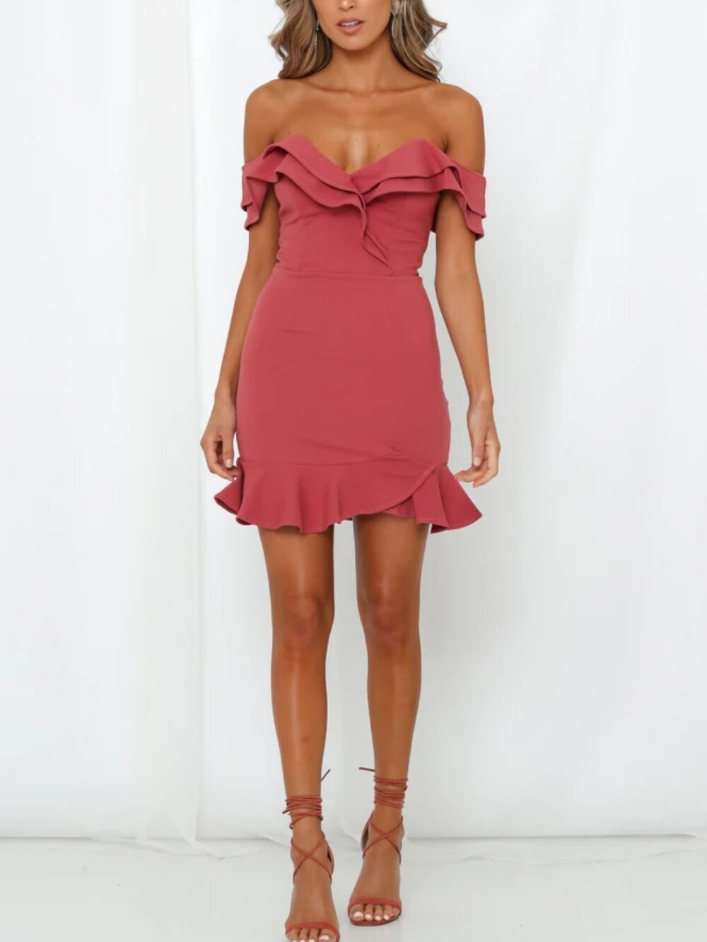 Hello Molly Carrying Your Love Dress Rose New Without Tags